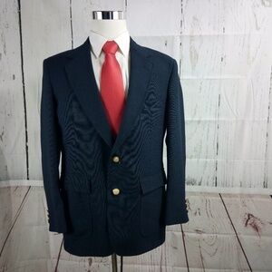 Dobb Shire 42S Blue Suit Blazer Sports Coat